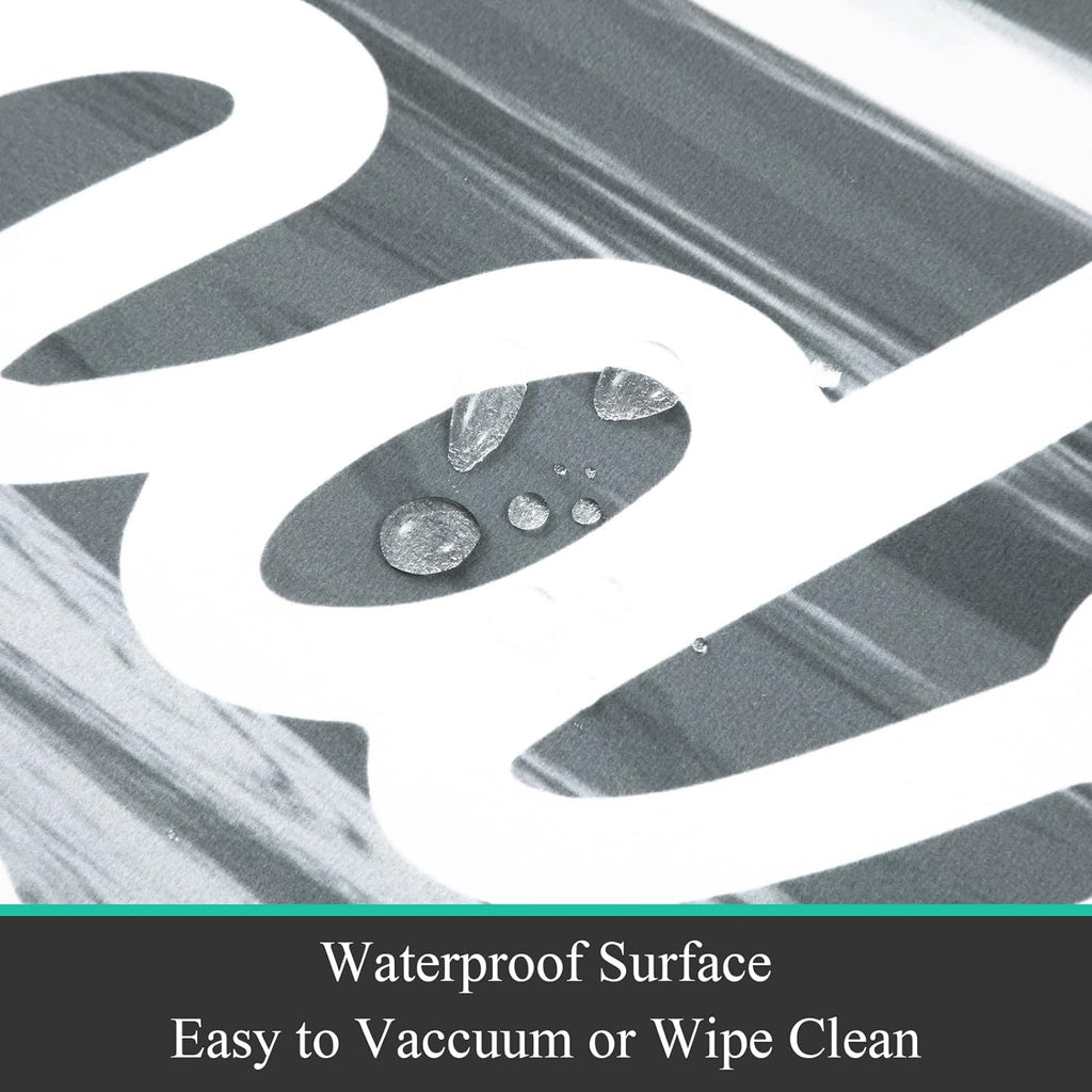 Laundry Room Rug Runner 20"X48", Non Slip Waterproof Laundry Mat | Rubber, Washable, Durable, Easy to Clean, Farmhouse Kitchen Mats for Floor, Mudroom,Washroom, Bathroom,Washer, Dryer